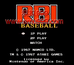 RBI - R.B.I. Baseball (U)